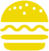 Emoji depicting a taco with yellow shell, green lettuce, red tomatoes, and brown meat, split into a top and a bottom half.